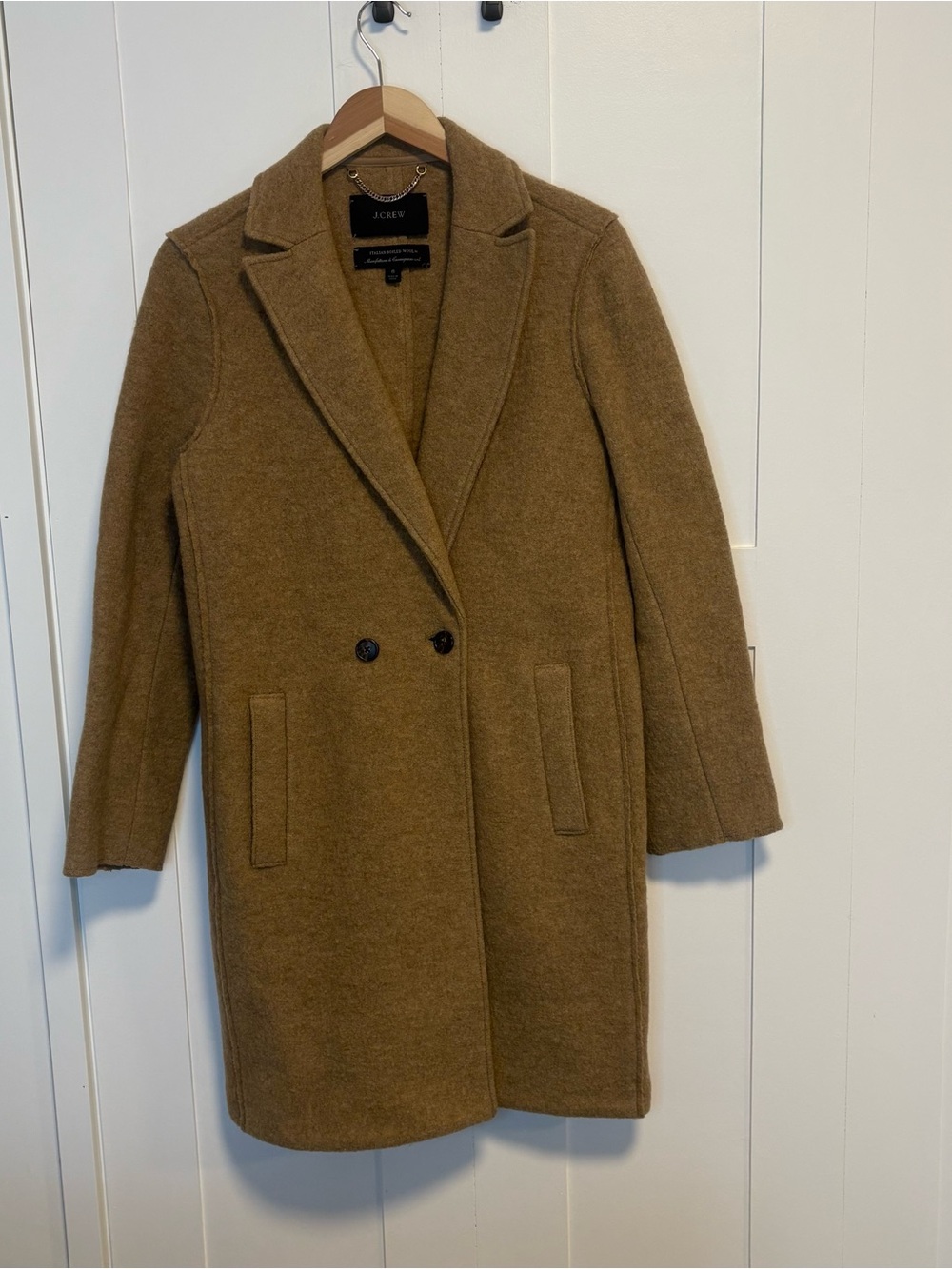 J Crew Daphne Boiled Wool Coat
